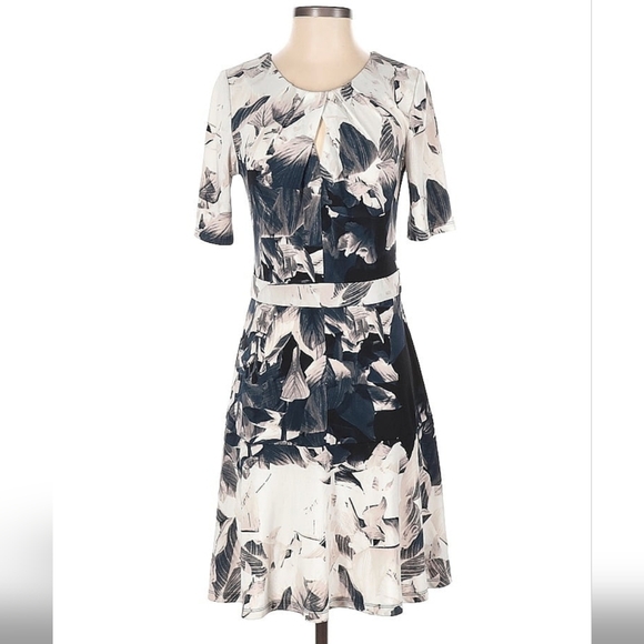 Robert Rodriguez Dresses & Skirts - Robert Rodriguez Floral Black and White Dress, Size Large